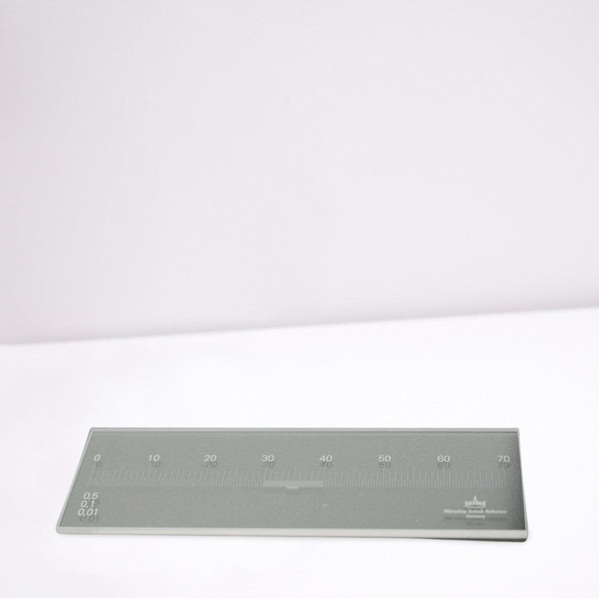 Objektmessplatte Glas