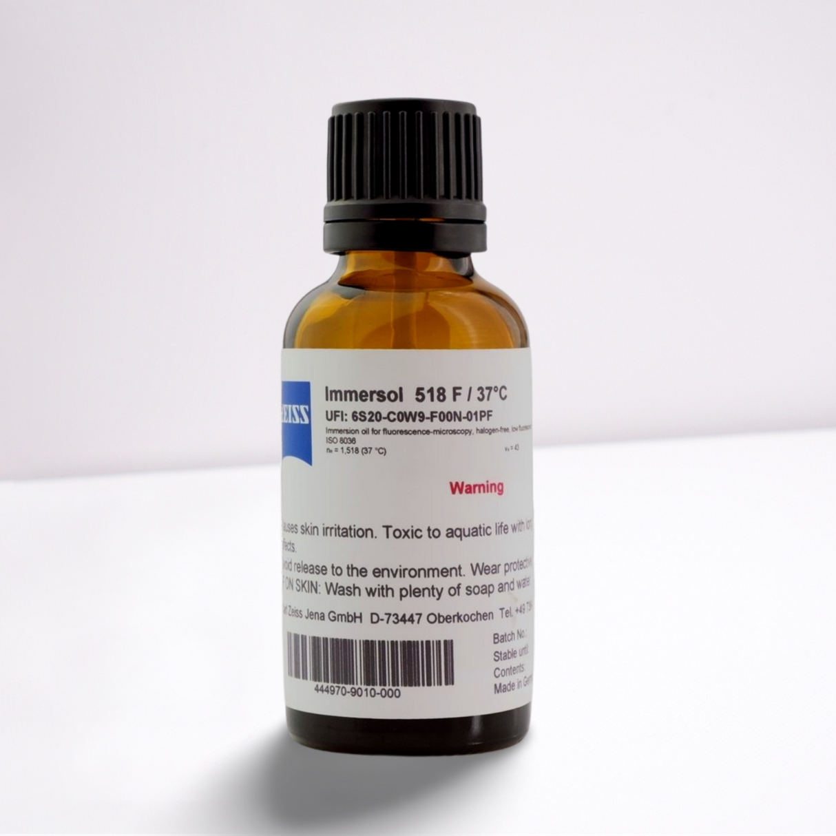 Immersionsöl Immersol 518 F für 37°C fluoreszenzfrei, Öler 20ml