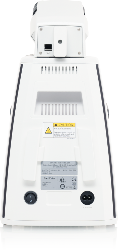 Zeiss Primostar 3, Fix-K., Bi, Kam, SF20, 4 pos., ABBE 0.9, 75x40, 100x Oil