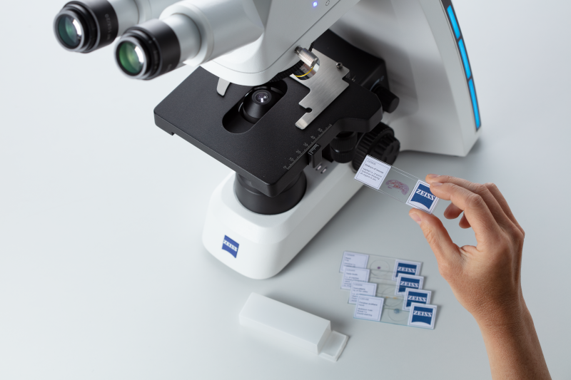 Zeiss Primostar 3, Full-K., Tri, SF22, 5 Pos., Ph2, ABBE 0.9, 75x50