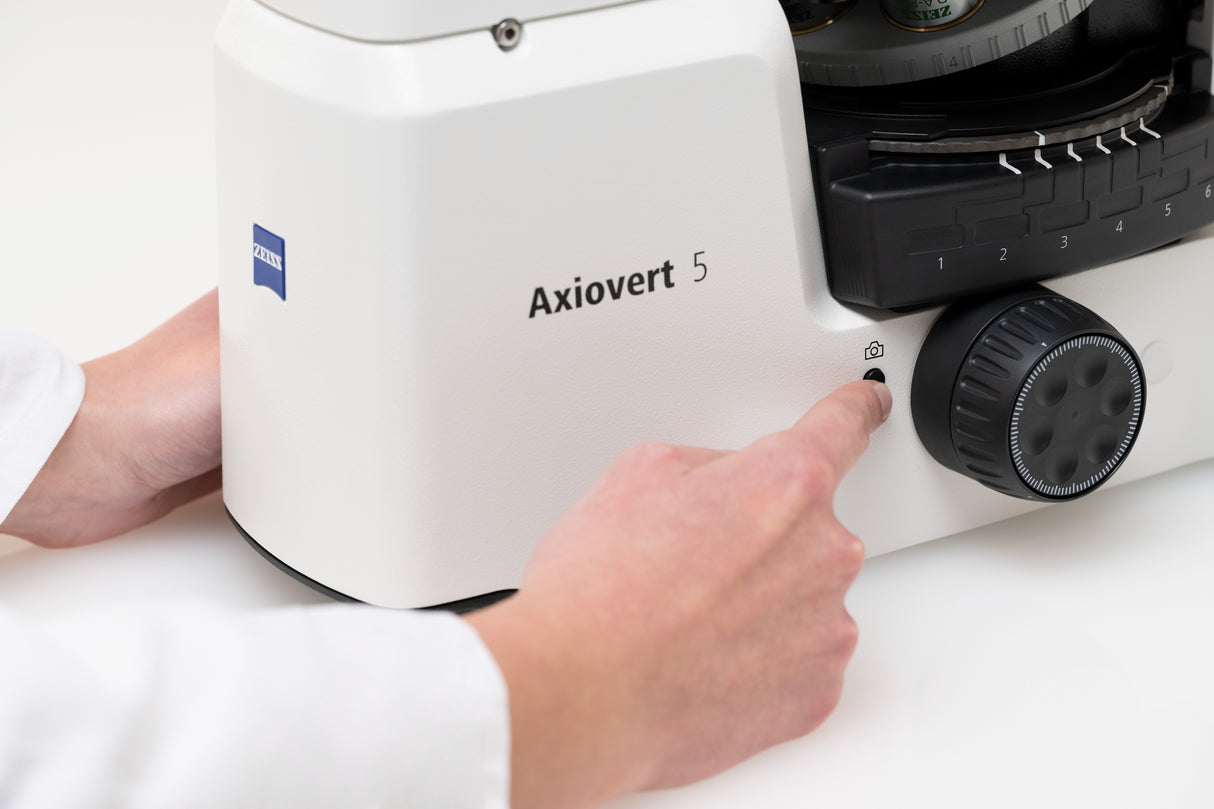 Zeiss Axiovert 5 digital mit integrierter Farbkamera und Labscope Modul Multi Channel DLic Software