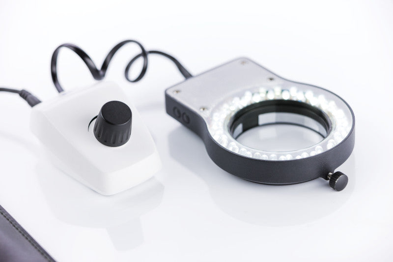 Zeiss Stemi 508 trino mit Stativ K MAT, Vorsatzoptik 0,63x und Ringleuchte K LED