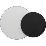 Einlegeplatte Schwarz/Weiß ∅88mm