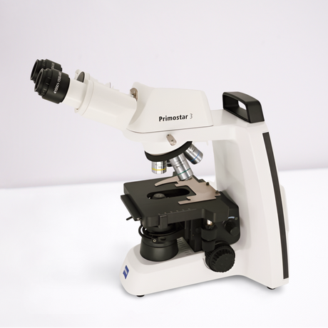 Zeiss Mikroskop Primostar 3 mit Haltegriff 100x Objektiv