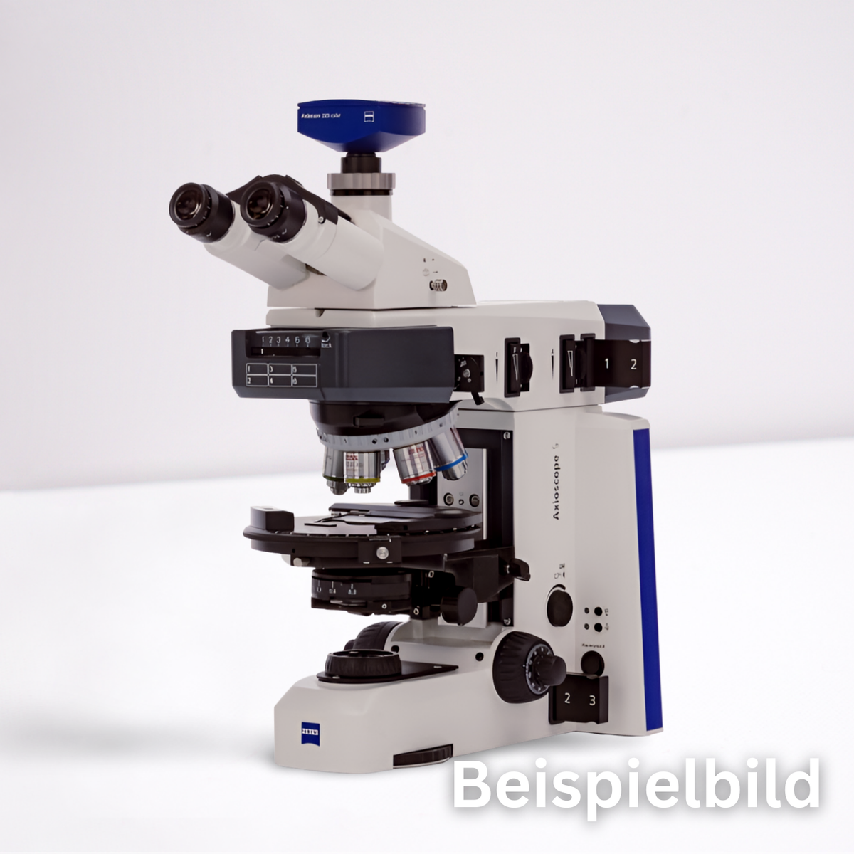 ZEISS Axioscope 5 POL mit Diskussionseinrichtung – ASKANIA Mikroskoptechnik