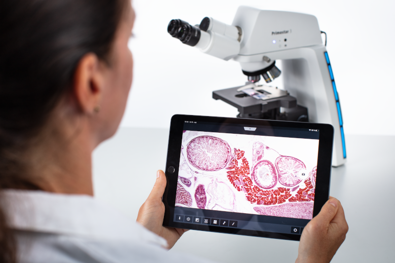 Zeiss Primostar 3, Full-K, Tri, SF22, 5 Pos, Ph2, ABBE 0.9 Rev., 75x50