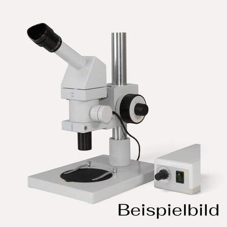 ASKANIA Mikroskoptechnik KMA 1 monokulares Auflichtmikroskop mit LED-Beleuchtung und Stativ für industrielle Kontrolle