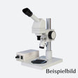 ASKANIA Mikroskoptechnik TM1 monokulares technisches Mikroskop mit LED-Spotbeleuchtung und Stativ für industrielle Prüfung