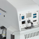 ASKANIA Mikroskoptechnik ZEISS Primostar 3 Rückseite mit Anschlüssen für USB, HDMI, Netzwerk und WLAN-Konnektivität