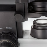 ASKANIA Mikroskoptechnik ZEISS Primostar 3 Durchlichtmikroskop Detailansicht mit Fokus-Tension-Einstellung