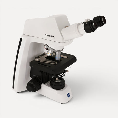 ASKANIA Mikroskoptechnik ZEISS Primostar 3 Durchlichtmikroskop mit integrierter Kamera und mechanischem Kreuztisch