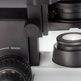 ASKANIA Mikroskoptechnik ZEISS Primostar 3 Durchlichtmikroskop mit Fokus-Einstellrad und Kondensor im Detail
