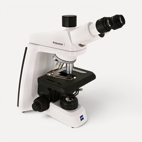 ASKANIA Mikroskoptechnik ZEISS Primostar 3 Trino Durchlichtmikroskop mit trinokularem Tubus und Kreuztisch