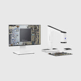 ASKANIA Mikroskoptechnik ZEISS Smartzoom 100 Digitalmikroskop mit Monitor und Leiterplatte für die Inspektion