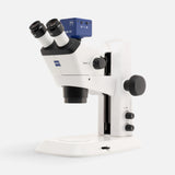 ASKANIA Mikroskoptechnik ZEISS Stemi 355 Doc Stereomikroskop mit blauer EduCam 105 Kamera auf Stativ C Edu