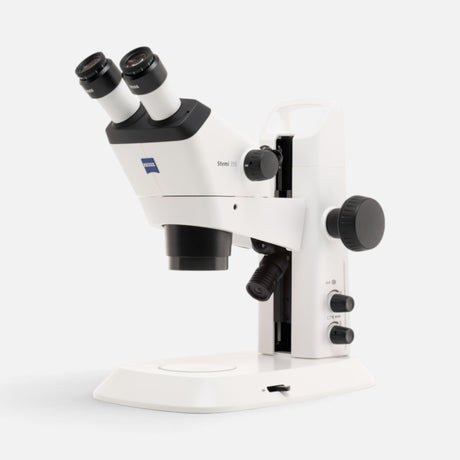 ASKANIA Mikroskoptechnik ZEISS Stemi 355 Edu Stereomikroskop in Weiß mit LED-Beleuchtung für Ausbildung und Lehre
