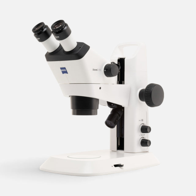 ASKANIA Mikroskoptechnik ZEISS Stemi 355 Edu Stereomikroskop in Weiß mit LED-Beleuchtung für Ausbildung und Lehre