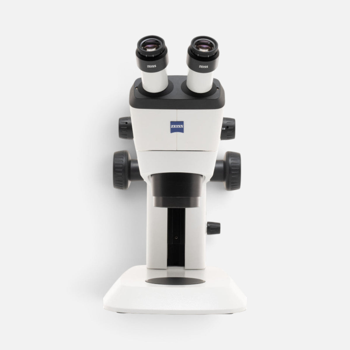 ASKANIA Mikroskoptechnik ZEISS Stemi 355 Mat ESD Stereomikroskop mit Greenough-Optik in weißem, antistatischem Gehäuse
