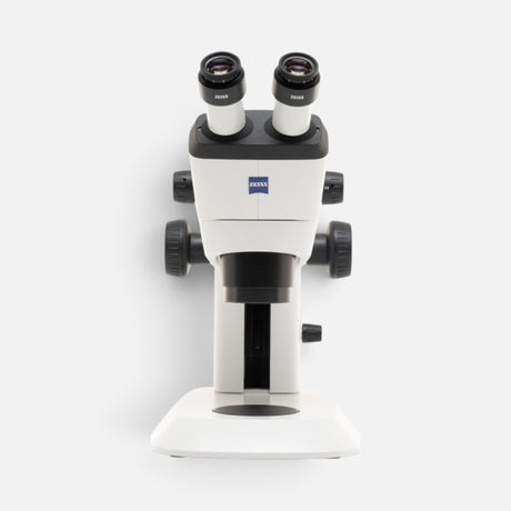 ASKANIA Mikroskoptechnik ZEISS Stemi 355 Mat ESD Stereomikroskop mit Greenough-Optik in weißem, antistatischem Gehäuse
