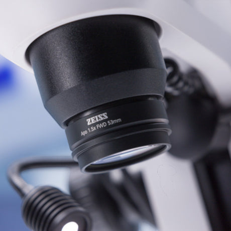 ASKANIA Mikroskoptechnik ZEISS Stemi 508 Trino Stereomikroskop mit 1,5x Vorsatzoptik und LED-Beleuchtung