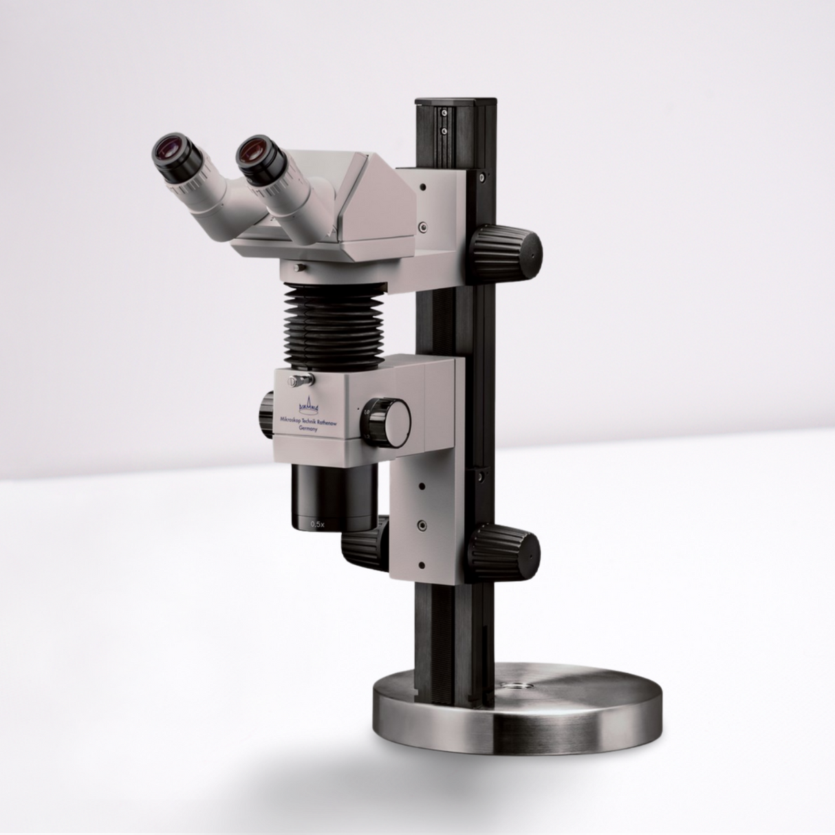 ASKANIA Stereomikroskop SMT Ergo – Stereomikroskop mit ergonomischem Tubus mit koaxialer Beleuchtung