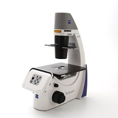 Microscope Primovert HDcam with integrated HD IP Camera 5 MP, 4x Ph0, 10x Ph1, LD 20x Ph1, LD 40x Ph2